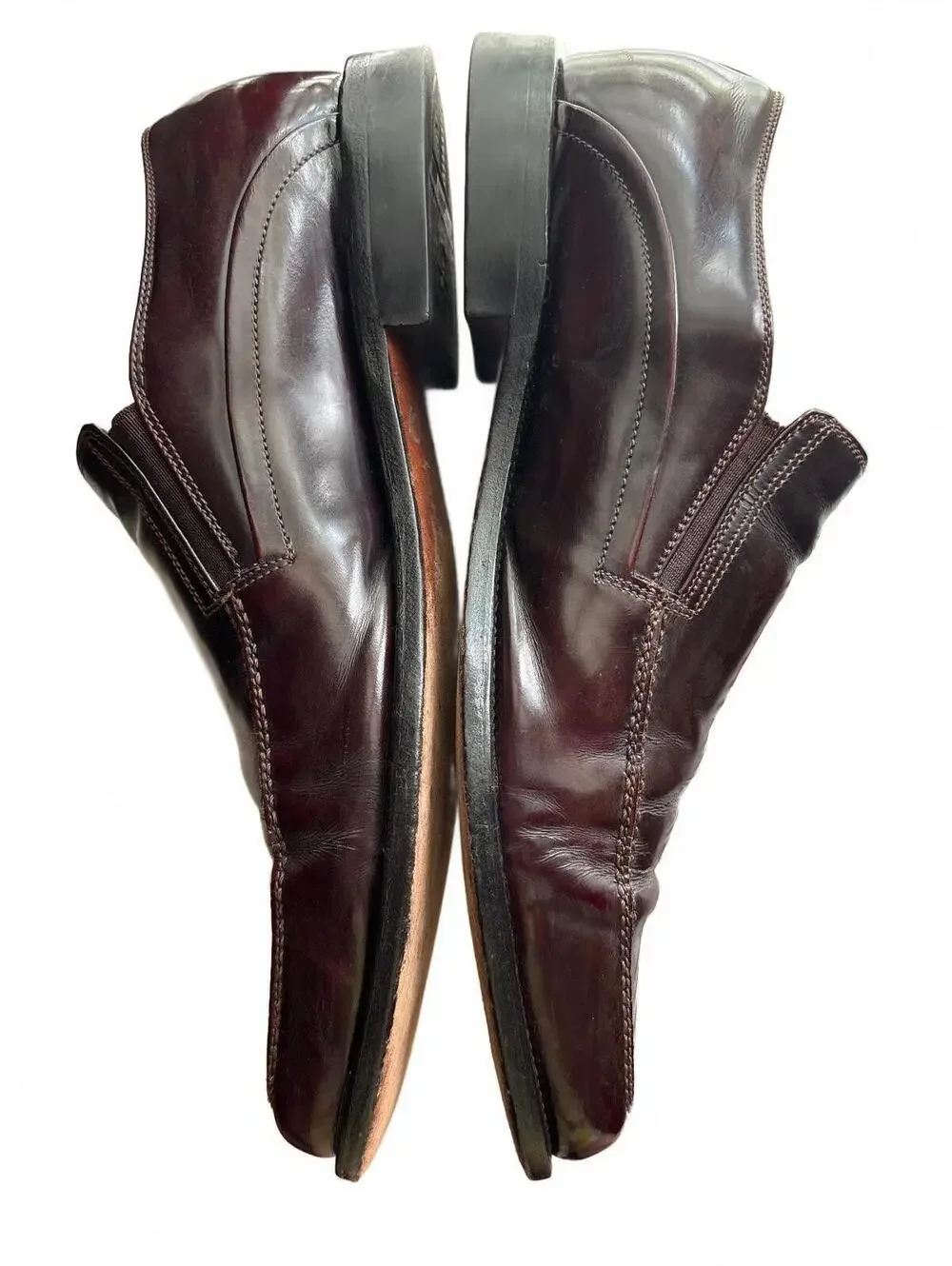 Handcrafted in Italy Johnston & Murphy Brown Loafers 12M